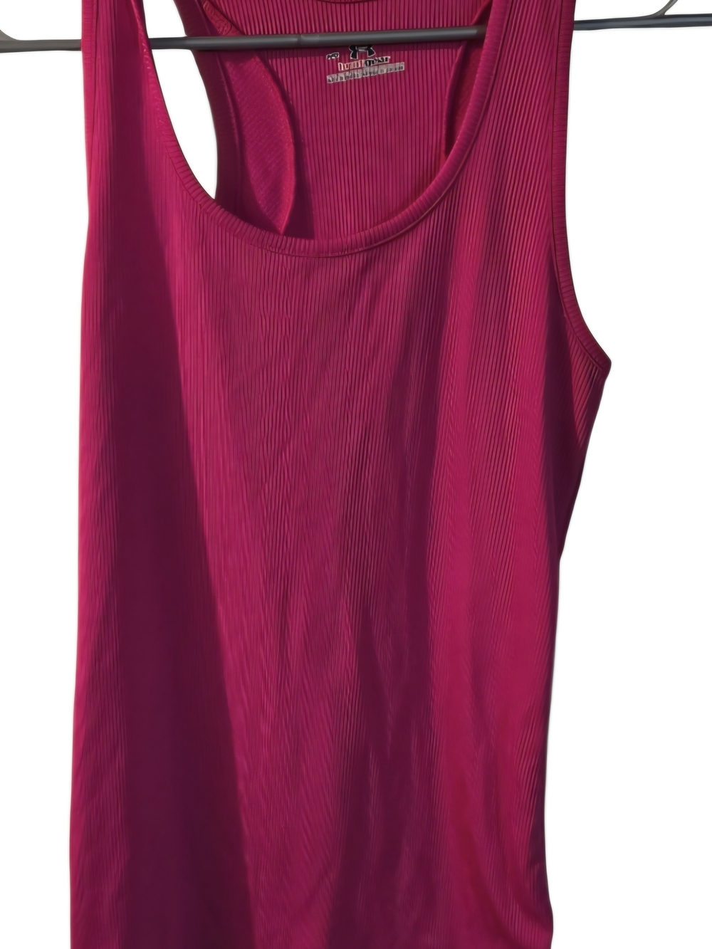 Under Armour Women's Ribbed Tank Top in Fuchsia Pink